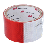 Cinta refletiva roja y ba 2´´ x 50 ydas 3m